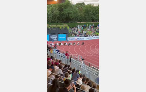 Finale 100m Antoine