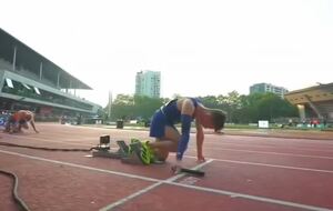 Antoine THORAVAL 4x100m Equipe de France Berne 16 08 2025