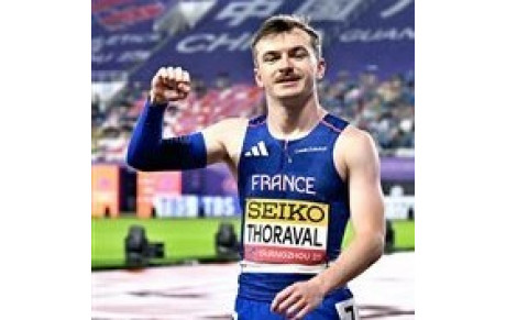 Antoine THORAVAL : 6ème avec l'équipe de France de relais 4x100m mixte en CHINE