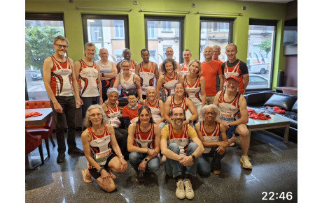 Le groupe endurance a Bruxelles