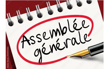 ASSEMBLÉE GÉNÉRALE vendredi 17 octobre à 19h30